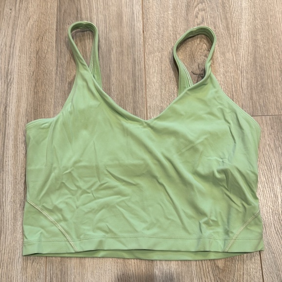 Lululemon light green align tank and leggings - Picture 2 of 7